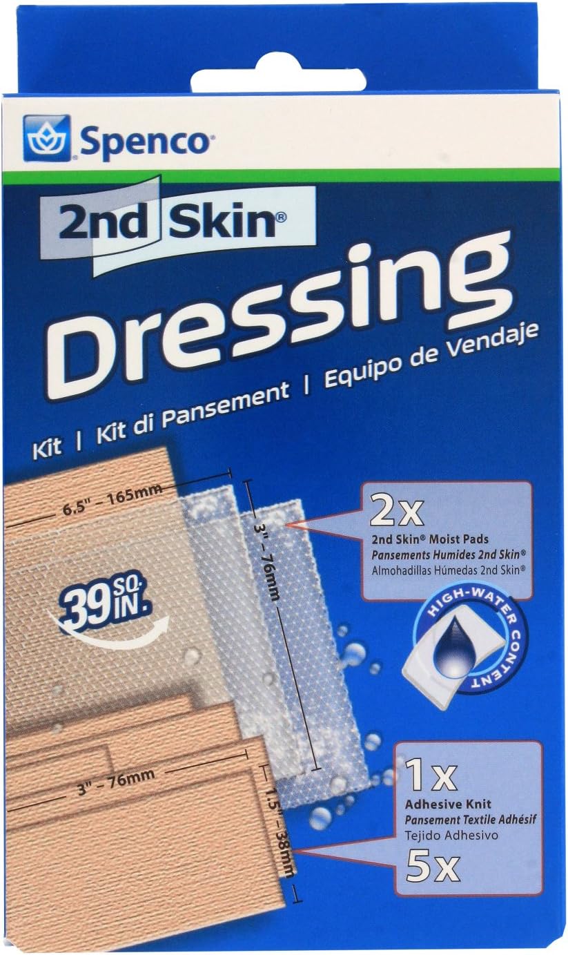 Spenco 2nd Skin Dressing Kit Bandages for Blister Protection, Sports, 8-Count: Health & Personal Care