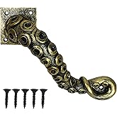 Octopus Door Handle, Unique Steampunk Door Knobs for Home Decor, Tentacle Vintage Gothic Pull Knocker, Furniture Fits Various
