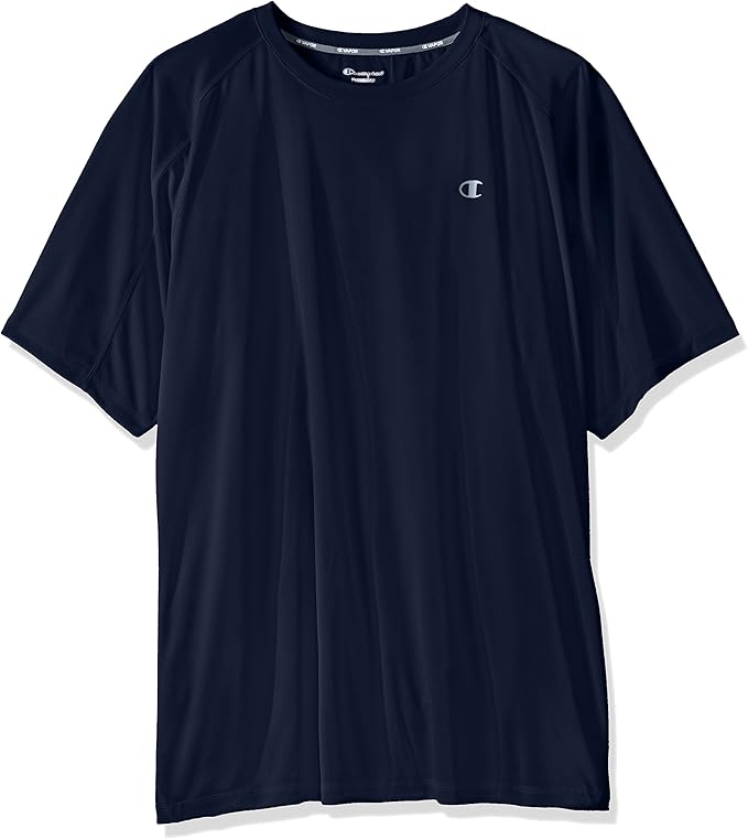Champion Men's Big and Tall Performance Raglan TShirt, Navy, 4X