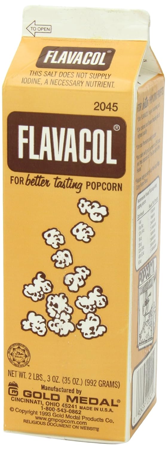 Gold Medal Prod. 2045 Flavacol Seasoning Popcorn Salt 35oz. : Flavored Salts : Grocery & Gourmet Food