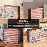 VonHaus 44 Drawer Organiser with Adjustable Dividers Plastic Tool Box 44 view 3