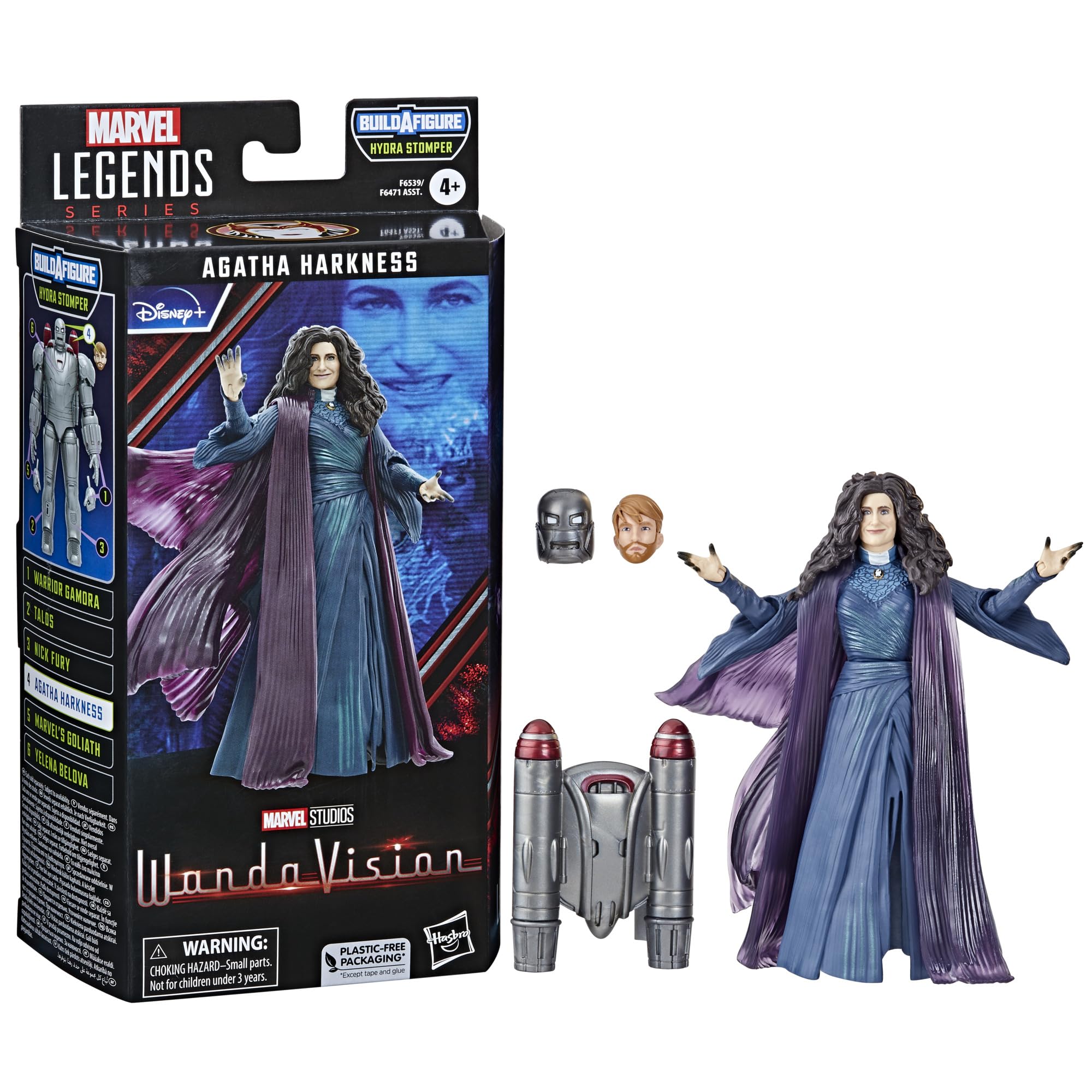 Photo 1 of Marvel Legends Series Agatha Harkness, WandaVision Collectible 6-Inch Action Figures, Ages 4 and Up