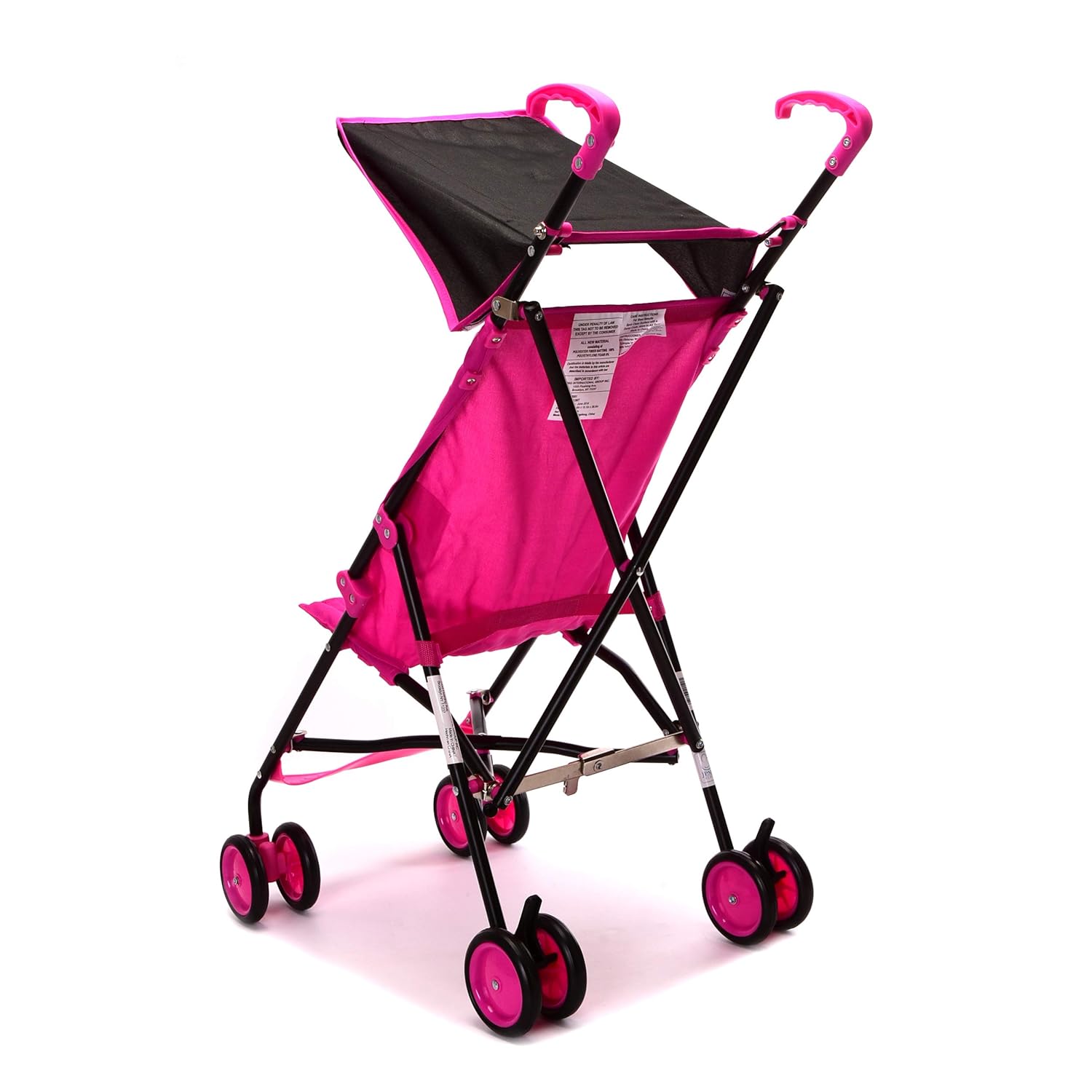 Amazon Com Wonder Buggy Skyler Jumbo Umbrella Stroller With Round Canopy Mesh Compartment Pink One Size Baby