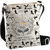 BDPWSS I Know Exactly Who And What You Crossbody Bag Dragon Rider Gifts Fantasy Reader Gifts Dragon Lover Gifts