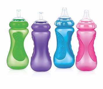 Nuby ID1208A - Sport Sipper mit auslaufsicherem Silikonmundstück