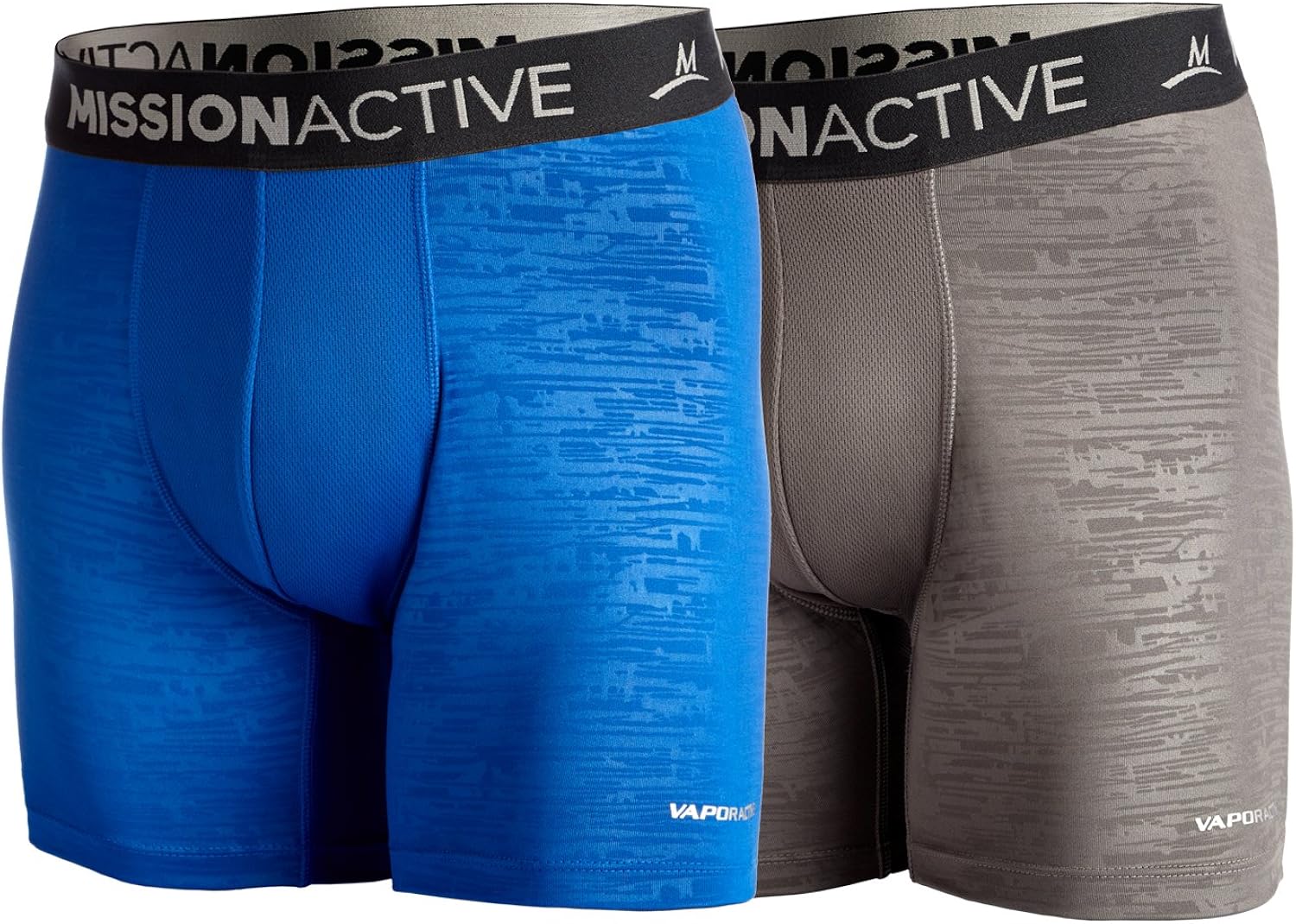 Mission Men's VaporActive Boxer Briefs (2 Pack) Amazon.co.uk Clothing