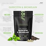 ALPHA01 Quercetin 800mg Bromelain 396 GDU BioPerine 120 Vegan Capsules view 2