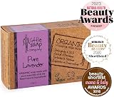 Little Soap Company Organic Lavender Soap Bar 110g Pure Vegan Cruelty Free view 2