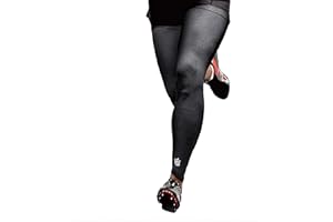 VS VITAL SALVEO Vital Salveo Recovery Compression Sports Full Leg Sleeves Thigh Calf Long Knee Support Basketball Black (1 Pair) Medium