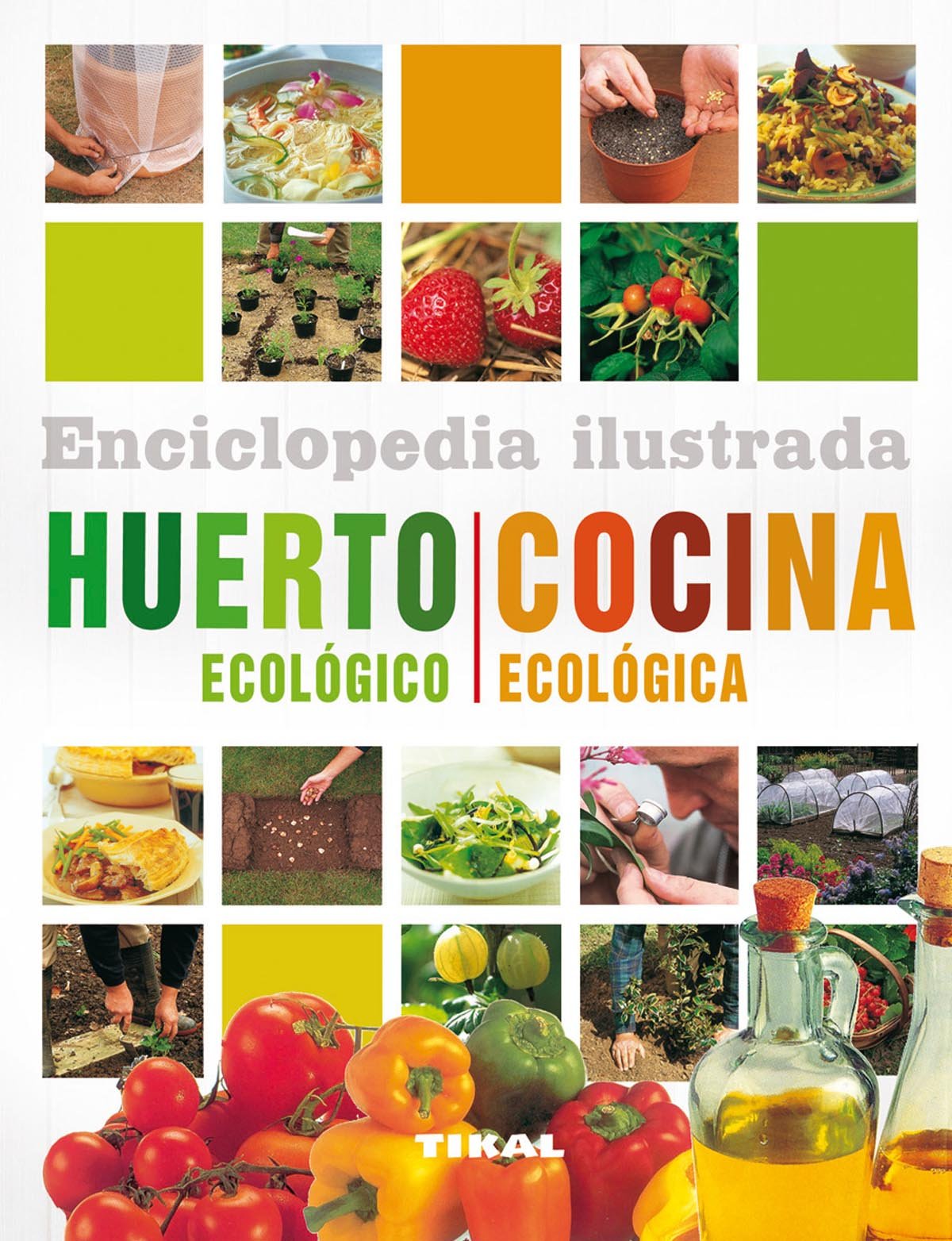 Huerto ecológico. Cocina ecológica Enciclopedia ilustrada: Amazon ...