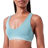 Emporio Armani Women's Iconic Logoband Padded Bralette Bra