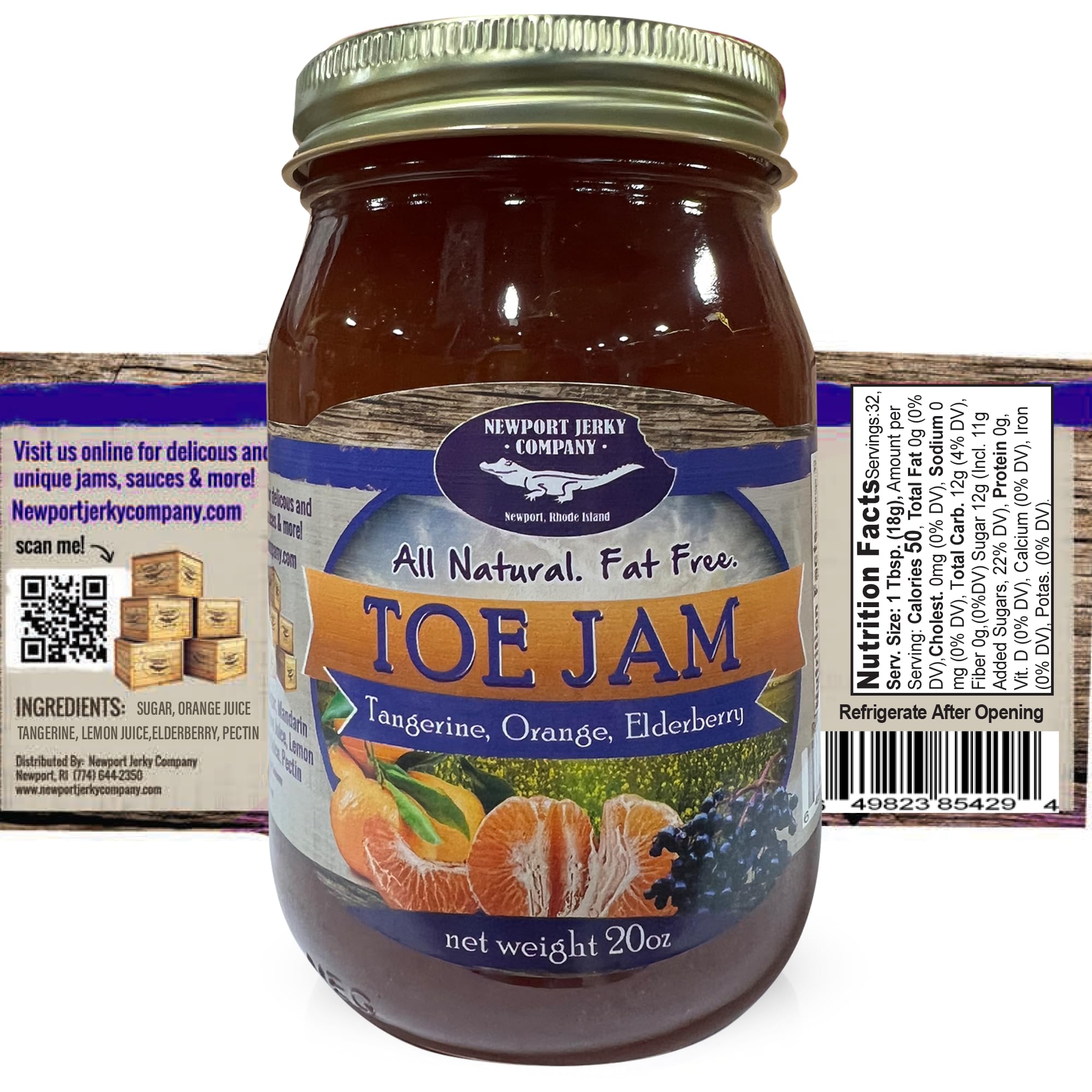 Newport Jerky Company Toe Jam | Classic Spread for Burgers