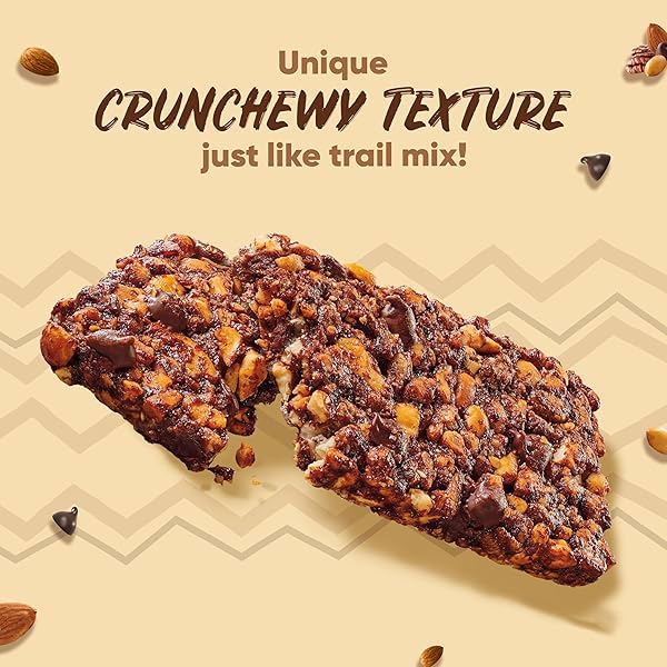 LARABAR TRAIL MIX BARS, DARK CHOCOLATE PEANUT, GLUTEN FREE BAKED NUT BAR, 6 COUNT, 6.36 OZ