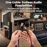 GEARit 2x1.5mm² Speaker Cable 60.96m 200ft 16AWG Twin Core CCA Black view 5