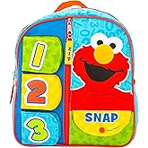 AI ACCESSORY INNOVATIONS Sesame Street Fun Interactive Backpack Mini Backpack For Kids, Boys & Girls Learning Pre School School Bag, 12”