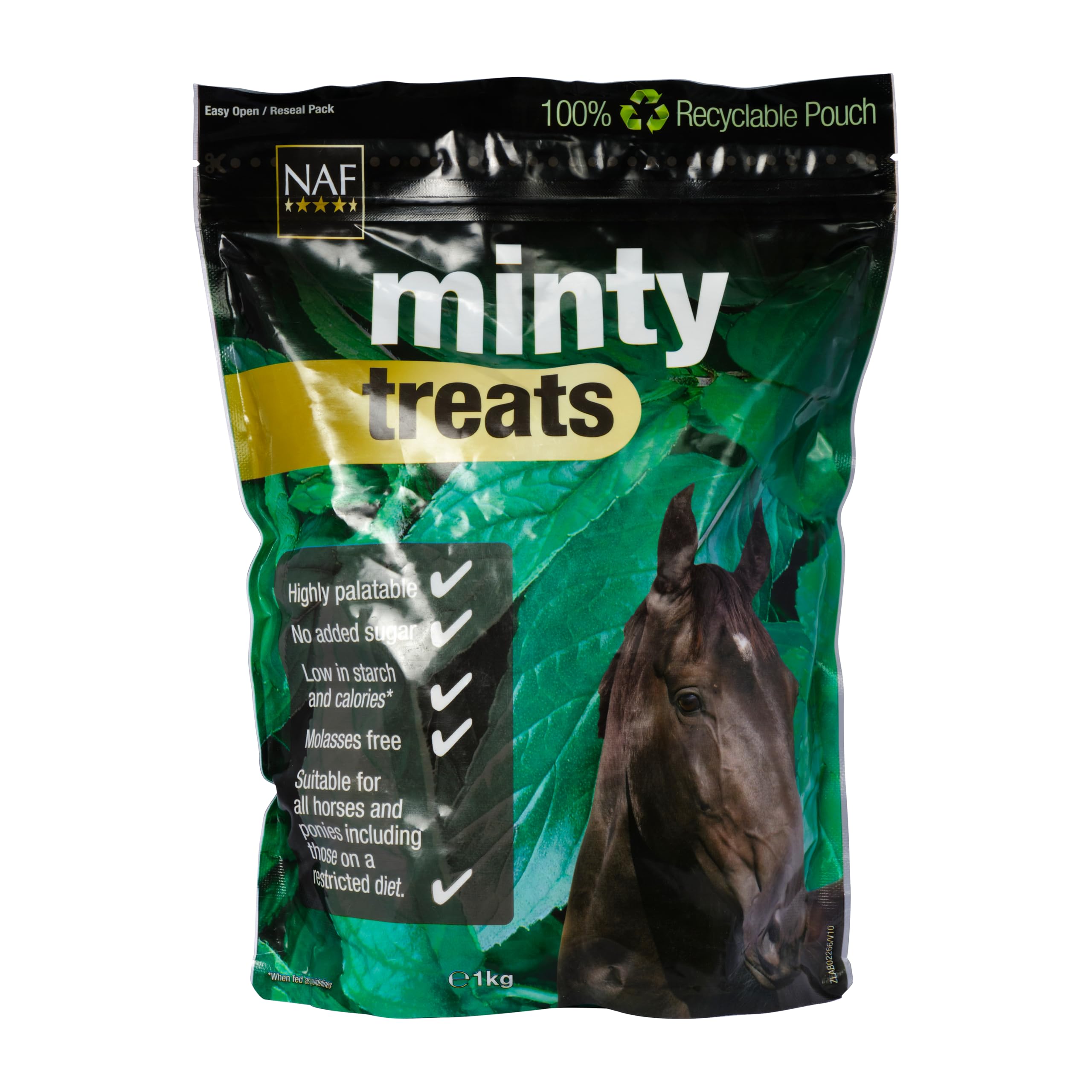 NAF Minty Treats for Horses 1kg – Natural Mint Horse Treats – Healthy, Tasty Reward – Ideal for Training or Treating – No Added Sugar – Grain-Free Formula