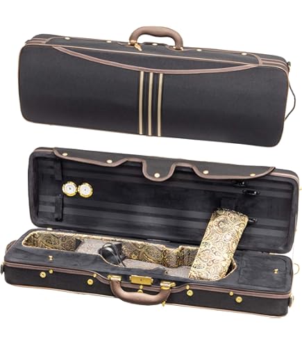 Pediバイオリンケース(4/4) Amazon.com: Pedi Red Oblong 4/4 Violin Case : Musical