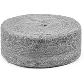 Storystore Steel Wool Mice Control, 20 FT Stainless Steel Wool Fill Fabric Roll, Gap Blocker Coarse Wire Hardware Cloth DIY Kit for Holes, Wall, Garden, Kitchen, Pipeline in Garage