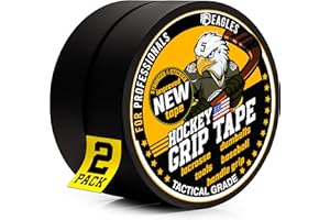 EAGLES Hockey Tape Multipurpose Cloth Tape for Lacrosse Baseball & Softball Bats, Pullup Bars, Sports Gift Perfect for Wrist, Ankle, Foot, Gymnastics Bar Tape, Fde Grip Tape