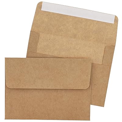 100 Pack Brown Kraft A7 Envelopes for 5x7 Cards and Philippines | Ubuy