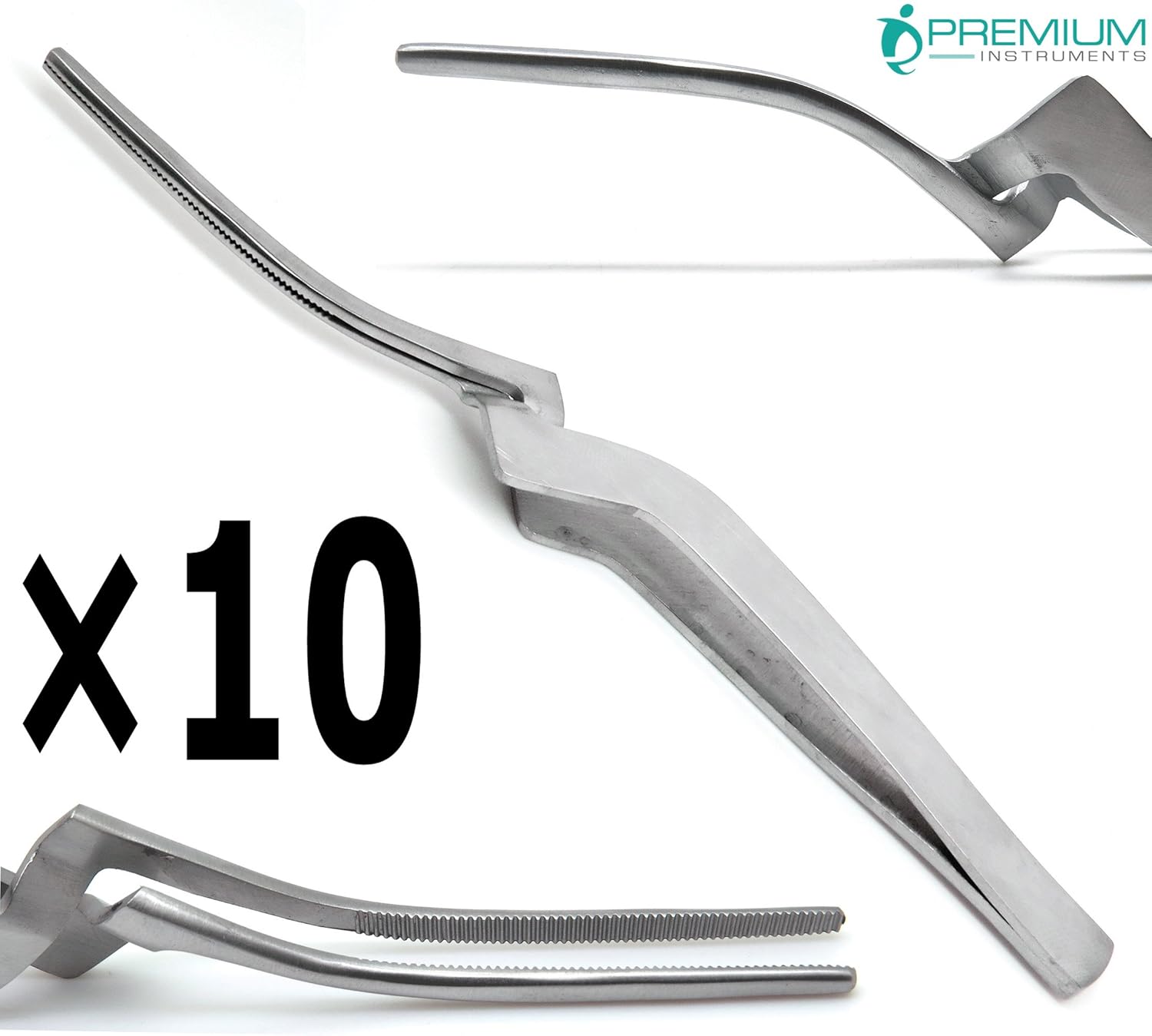 10× Dental Articulating Paper Forceps Curved 6" Surgical