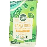 Whole Foods Market, Organic Early Bird Blend, Medium Roast Whole Bean Coffee, Cocoa &amp; Roasted Nuts, 12 Ounce