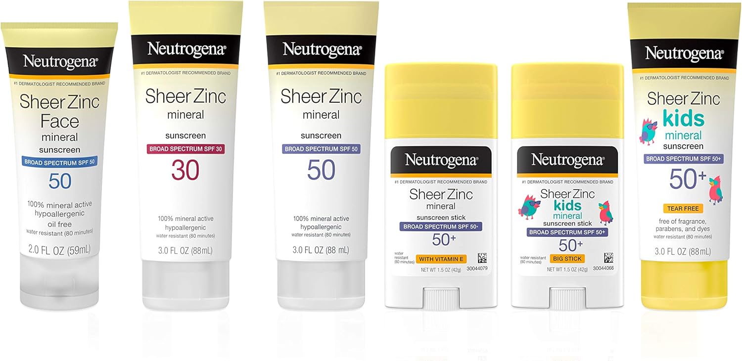 sheer zinc oxide sunscreen