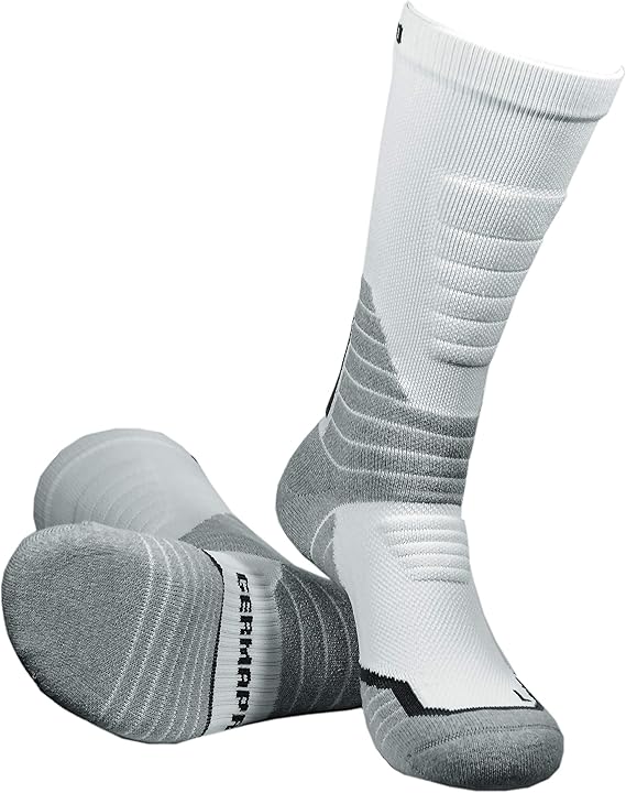 Hiking Working Boot Socks for Men & Women w/Antibacterial Odor Moisture