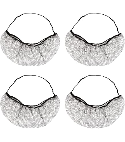 Happyyami 100 Pièces Filets à Cheveux Jetables Nylon - Mailles Respirantes Pour Service Alimentaire