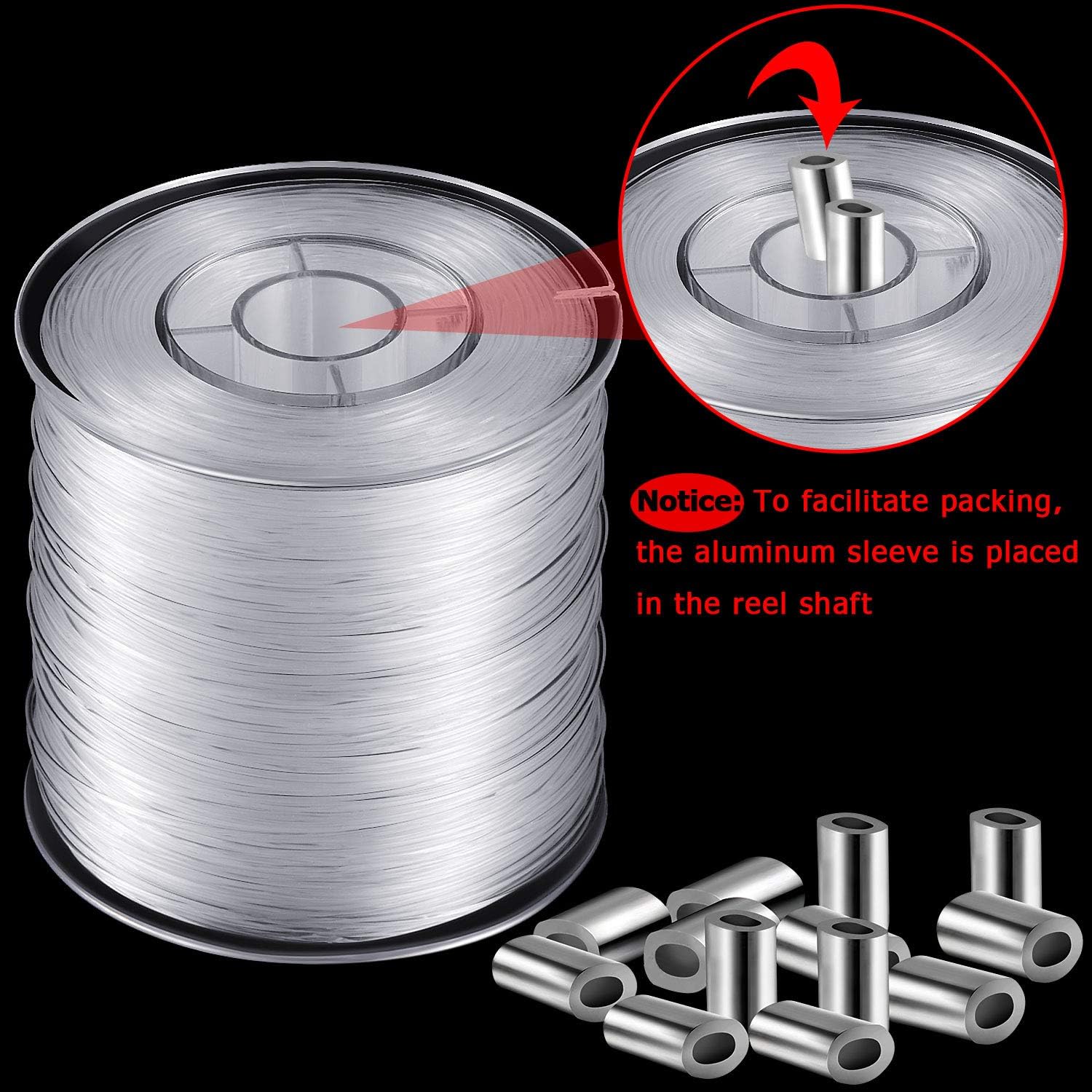 Sumind Fishing Wire for Hanging Clear Fishing Line Invisible String Strong Monofilament Line for Hanging Decorations and Crafts - Image 3