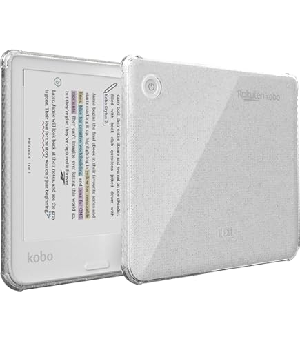 Amazon.com: Clear Case for Kobo Libra Colour and Screen Protector