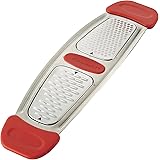 Rachael Ray Multi Stainless Steel Grater, Red