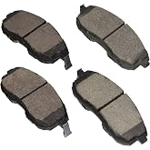 BOSCH BE815H Blue Ceramic Disc Brake Pad Set with Hardware - Front | Compatible with Select Infiniti G20, G35, I30; Nissan 350Z, Altima, Cube, Maxima, Sentra; Suzuki SX4