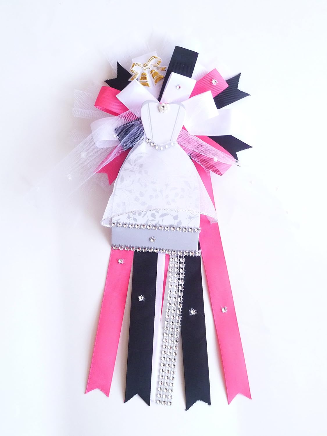 hot pink bachelorette party dress