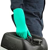 Ansell AlphaTec 37-136 Nitrile Chemical Gloves L Industrial PPE Workwear Green view 5