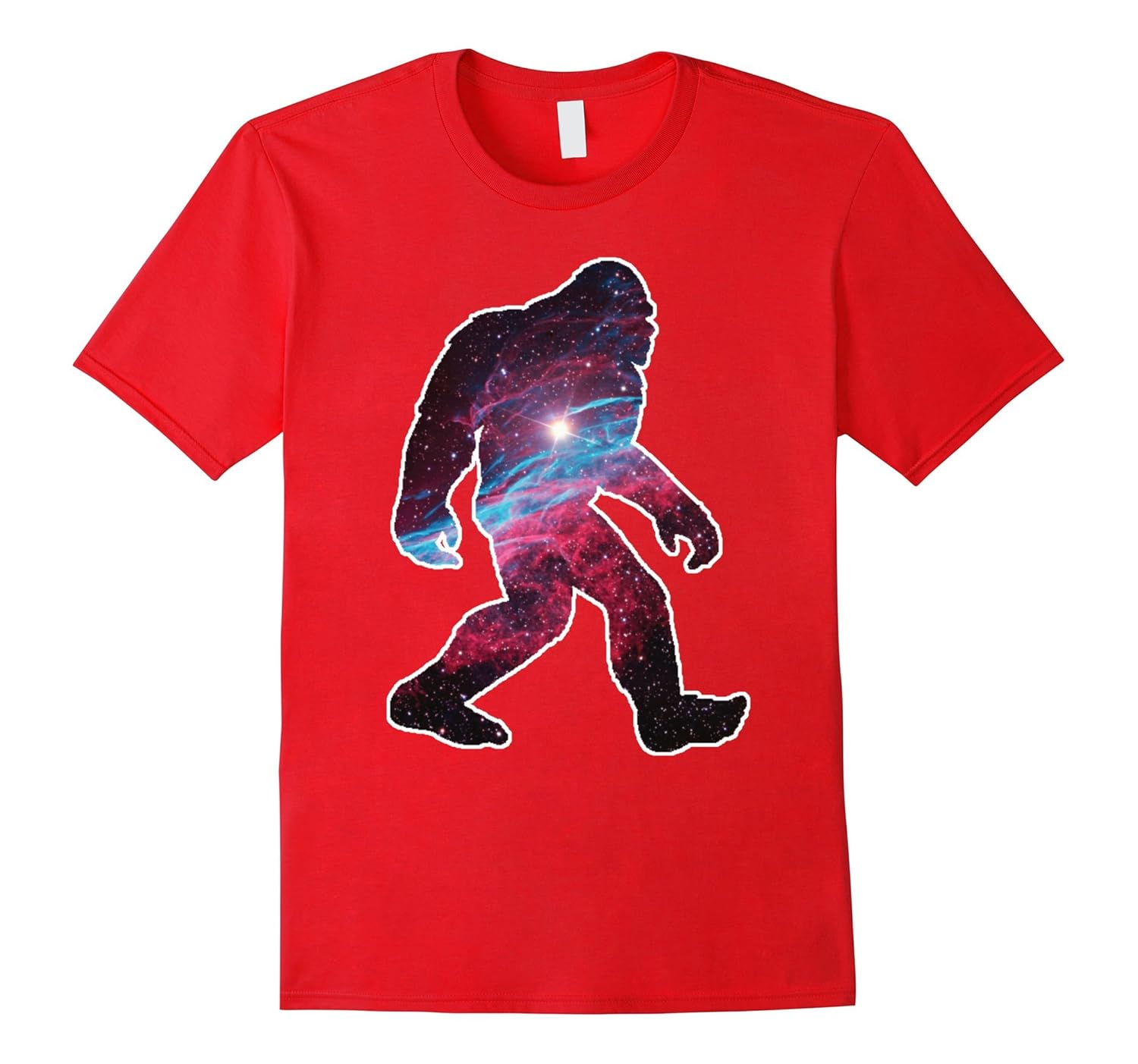 Galactic Bigfoot Shirt Men Sasquatch Shirt for Men Women-ANZ