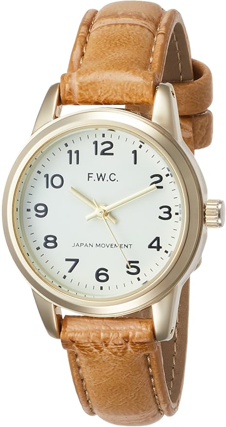 Amazon スリーフォータイム Three Four Time 型押し合皮ウォッチ ペア小 Free アイボリー レディース腕時計 腕時計 通販