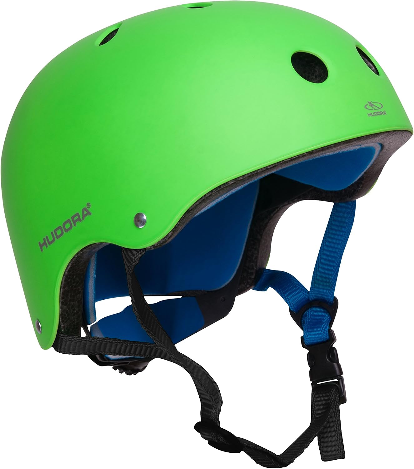 Hudora 84108 Skater Helmet (Size 51-55), Green, 51-55 cm
