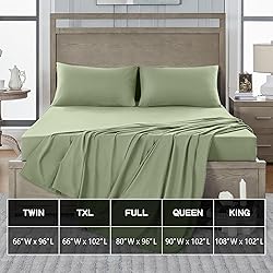 FreshCulture Twin XL Flat Sheet - Hotel Quality