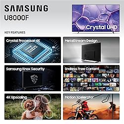 Samsung 75-Inch Class Crystal UHD U8000F 4K Smart