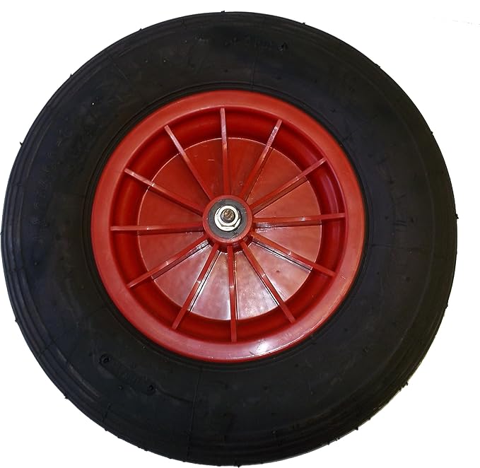 Ersatzrad rot KS-Felge Rad für Limex Schubkarre Gartenkarre Baukarre ***NEU***