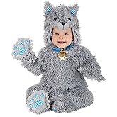 Storybook Dog Costume for Infants with Hooded Jumpsuit, Attached Mitts, and Booties