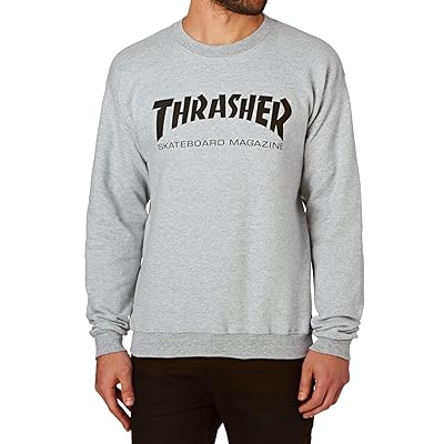 Crewneck Sweatshirt Gray Thrasher Long Sleeve Gray Thrasher