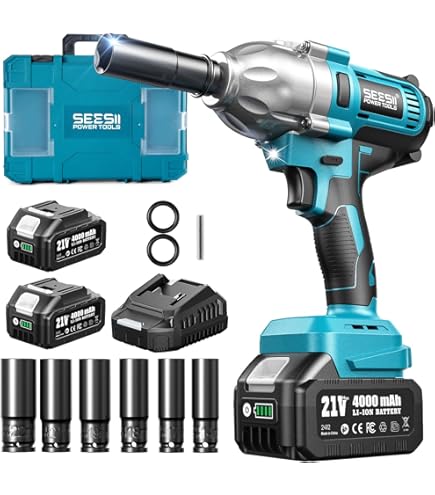 RYOBI ONE+ 18V Cordless 1/2 in. Impact Wrench Kit with 4.0 Ah