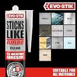 EVO-STIK Sticks Like Turbo CLEAR Adhesive 290ml All Weather Fast Setting view 4