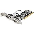 StarTech.com PCI Serial Parallel Combo Card with Dual Serial RS232 Ports (DB9) & 1x Parallel LPT Port (DB25) - PCI Combo Adapter Card - PCI Expansion Card Controller - PCI to Printer Card (PCI2S1P2)