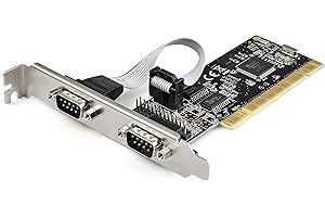 StarTech.com PCI Serial Parallel Combo Card - Dual RS232 Ports (DB9) & 1x LPT Port (DB25) - Expansion Controller Adapter (PCI