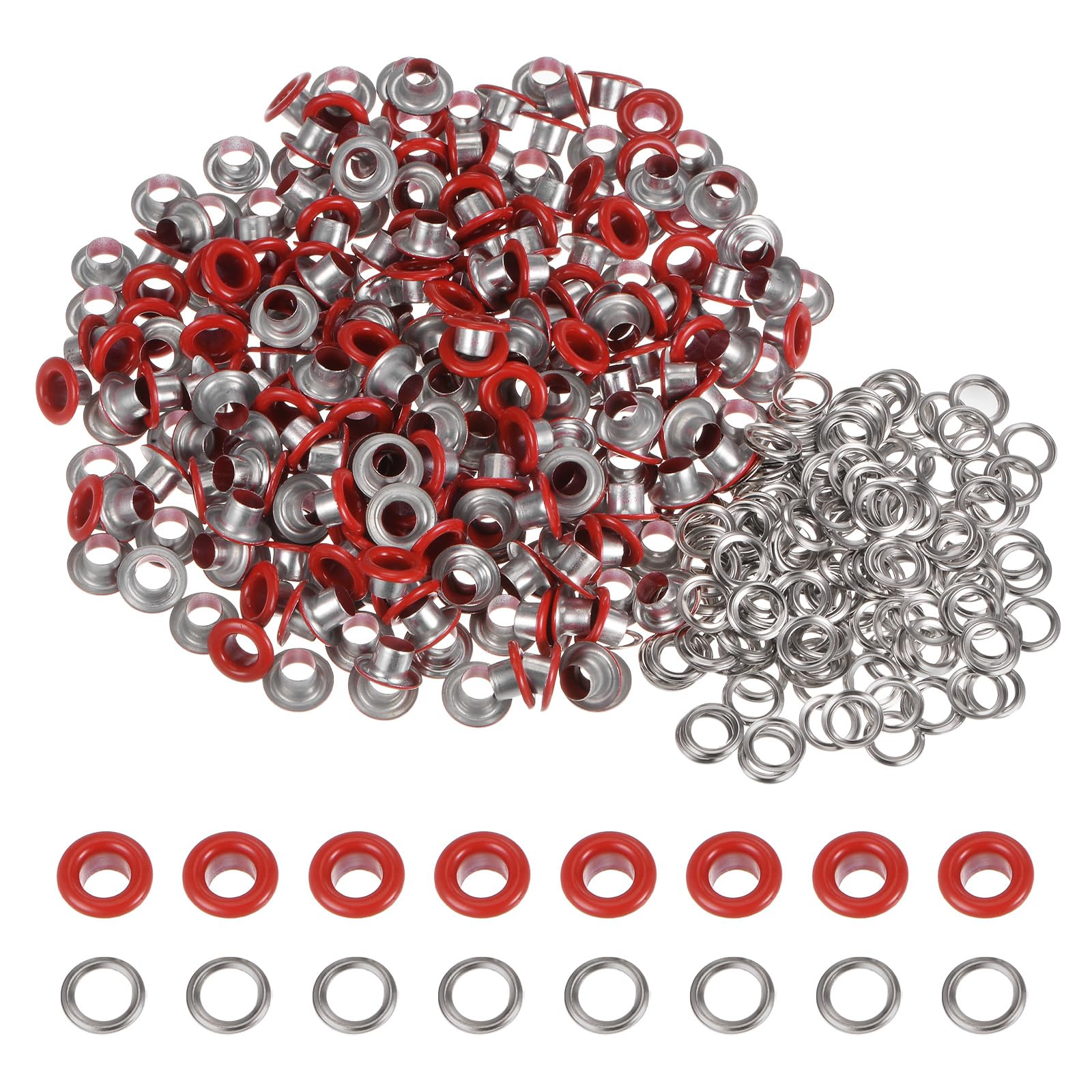 HARFINGTON 200 Set Color Round Grommets 5mm