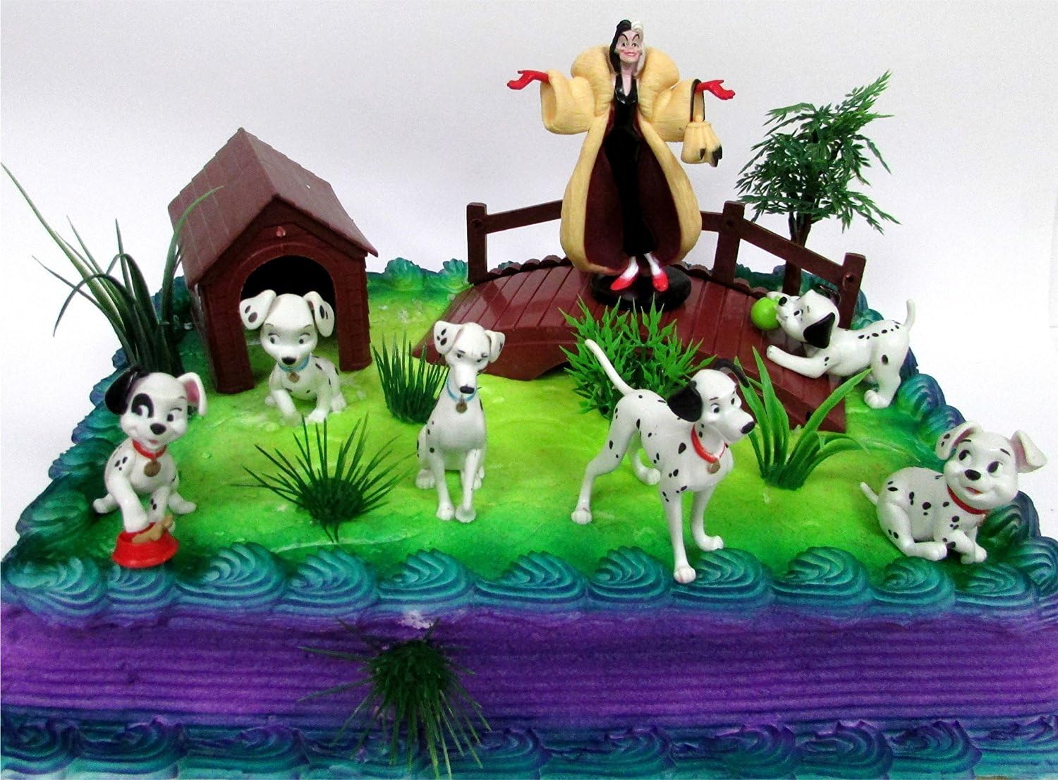 Disney 101 Dalmatians 15 Piece Birthday Cake Topper Set Featuring