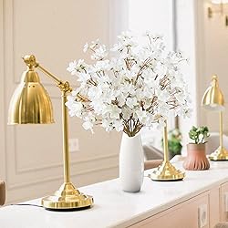 Sggvecsy Artificial Cherry Blossom Flowers 8 Pcs